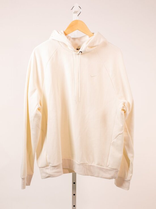 Nike Other - Nike Dri-Fit Hoodie Cream White Pullover Sweatshirt